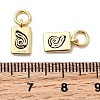 Brass Enamel Charms KK-P338-09G-02-3