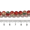 Christmas Theme Crackle Glass Beads Strands X1-CCG-C002-8mm-12-4
