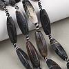 Natural Fire Crackle Agate Beads Strands GG-T001-01B-1