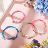 20Pcs Waxed Polyester Cord Bracelet Making AJEW-TAC00092-6