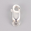 925 Sterling Silver Lobster Claw Clasps X-STER-K167-075B-S-1