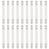 20Pcs Imitation Leather Bag Webbing Straps with Silver Color Plated Metal Eyelets for Bag Accessories DIY-NB0016-35D-1