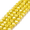 Electroplate Glass Beads Strands LS-EGLA-A044-P6mm-B04-1