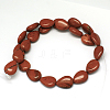 Teardrop Red Jasper Bead Strands G-M233-14-2