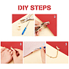 16Sets Alloy Bag Arch Bridge Shape Buckle FIND-WR0004-71-2