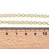 3.5MM Brass Rolo Chain Necklaces for Women NJEW-F366-02A-5