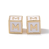 Rack Plating Brass Enamel Beads KK-B060-04G-04M-2