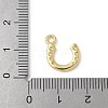 U-Shaped Brass Pendants KK-Q091-06G-3