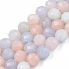 Natural Morganite Beads Strands G-R460-014-01-1