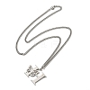 201 Stainless Steel Necklaces NJEW-Q336-01H-P-2