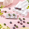 30Pcs 3 Colors Resin Rose Flower Cabochons CRES-TA0001-96-7