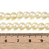 Baking Paint Transparent Glass Beads X1-DGLA-N011-6mm-02-4