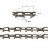 Brass Cable Chains X-CHC009Y-AB-3
