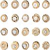 40Pcs 20 Styles Plastic Safety Brooches JEWB-NB0001-10-1