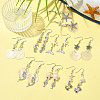 Ocean DIY Dangle Earring Making Kits DIY-FS0009-27-8