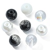 100Pcs Spray Painted Crackle Glass Beads GLAA-CJ0002-15-3