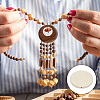 150Pcs Wooden Beads WOOD-DR0001-02B-6