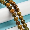 Natural Ocean Jasper Beads Strands G-P503-8MM-07-2