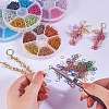 6 Colors Aluminum Wire Open Jump Rings ALUM-JP0001-01B-5