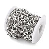 Rack Plating Brass Oval Link Chains CHC-N009-01P-2