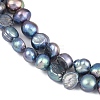 Natural Cultured Freshwater Pearl Beads Strands PEAR-P064-20B-02B-4