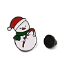 Christmas Theme Zinc Alloy Enamel Pin Brooch for Backpack Clothes LS-JEWE-R003-01EB-07-3