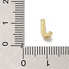 Rack Plating Brass Micro Pave Clear Cubic Zirconia Beads KK-G500-30G-J-3