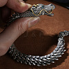 Dragon Brass Cuff Bangles for Men FS-WGEACA2-05-2