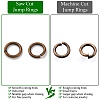 Brass Saw Cut Saw Cut Open Jump Rings KK-M165-5mm-03R-RS-3