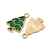 Christmas Alloy Enamel Pendants ENAM-K080-01A-G-2
