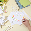 10Pcs DIY Craft Paper Windmill DIY-CP0013-51-3