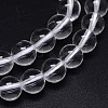 Round Natural Grade A Quartz Crystal Beads Strands G-H1648-8mm-01N-A-2