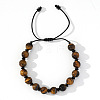 Natural Tiger Eye Adjustable Men's Beaded Bracelet ZT6183-1