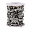 304 Stainless Steel Rolo Chains STAS-O076-01-3