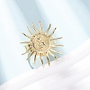 Brass Cuff Open Rings RJEW-Z129-02G-03-2