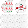 30Pcs Christmas Acrylic Big Pendants FIND-SC0011-41-1