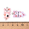 Opaque Resin Pendants RESI-T059-12-3
