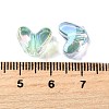 UV Plating Transparent Acrylic Beads MACR-F083-11-3