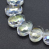Glass Beads Strands EGLA-F137-4