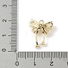 Brass Micro Pave Cubic Zirconia Pendants KK-M326-18B-G-3
