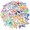 4 Sets PVC Plastic Decorative Sticker Labels DIY-SP0005-31A-1