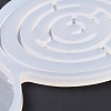 DIY Flat Round Lollipop Making Food Grade Silicone Molds DIY-E051-03-5