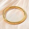 304 Stainless Steel Plain Bangles for Women BJEW-K271-01G-1