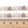 Electroplate & Gradient Color Glass Beads Strands LAMP-M023-03-02-2