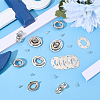 12 Sets Iron Purse Twist Locks DIY-CP0013-76-4