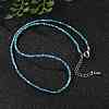 Natural Apatite Beaded Necklaces NJEW-JN02492-02-5