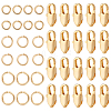 Brass Lobster Claw Clasps KK-BBC0023-50B-1