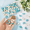 SUNNYCLUE 100Pcs 2 Colors Synthetic Turquoise Beads Strands G-SC0002-84-3