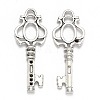 Tibetan Style Alloy Key Pendants TIBEP-X0001-03-AS-2