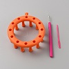Round Plastic Knitting Looms TOOL-WH0159-05-1